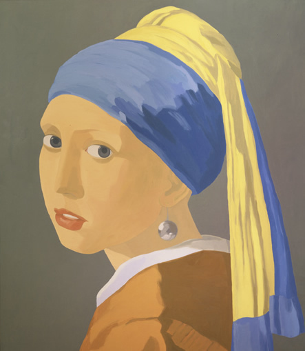 Girl with Earring Perl after Vermeer